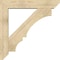 Ekena Millwork Balboa Slat Rough Sawn Bracket w/ Offset Brace, Douglas Fir, 8"W x 44"D x 44"H BKT0806X44X44BOA06RDF - alternate 3